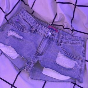 Brand New Edikted Devin Low Rise Micro Denim Shorts